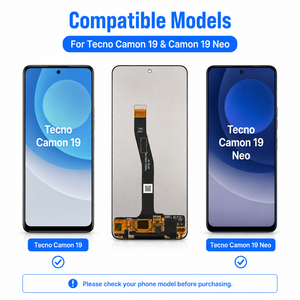 Pantalla Táctil LCD de Repuesto para Celular Camon 19 y Camon 19 Neo 100% probada - Product Image 3