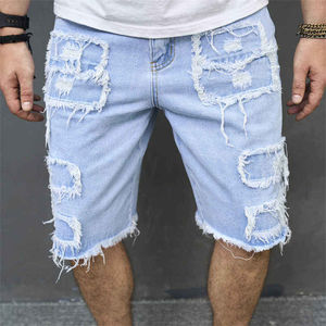 Shorts en jean déchiré pour homme, style décontracté, respirants, pour l'été, de haute qualité - Product Image 6