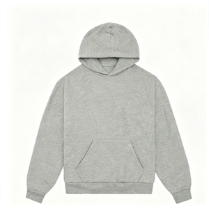 Sweat-shirt à capuche en coton épais imprimé floral pour homme, coupe ample, grande taille, streetwear, pull d'hiver anti-boulochage - Product Image 2