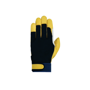 HOLY SIGNS INTERNATIONAL Leather Work <b>Gloves</b> Red White Elastic Wristband Straight Cuff Anti-Slip Anti-static Safety <b>Gloves</b> - Product Image 5