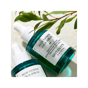 BOTANITY 30ml Organic <b>Oil</b>-<b>Free</b> Natural Korean Skin Care Serum Anti-Aging Anti-Wrinkle <b>Moisturizer</b> for Women Aloe Flower Cica - Product Image 4