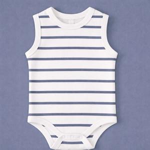 Traje sin Mangas para Bebé 100% Algodón Orgánico, Suave, Transpirable, Agradable para la Piel, Ropa de Verano para Bebés, Unisex - Product Image 5