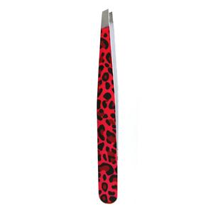 Pinzas para Pestañas Morje Quirúrgicas de Alta Calidad, de Acero Inoxidable con Estampado de Leopardo Rojo, Punta Suave de Precisión, Dentadas - Product Image 6
