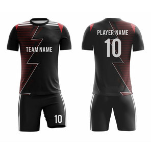 ชุดเสื้อฟุตบอลแบบซับลิเมชั่นสั่งทำพิเศษสำหรับผู้ชาย แขนสั้น ระบายเหงื่อได้ดี ลายทาง ชุดฟุตบอลสำหรับผู้ใหญ่ ใส่ได้ทุกฤดู ทรงสปอร์ต - Product Image 3