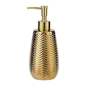 Factory Sales Tabletop Gold Polished Handmade Soap Metal <b>Kitchen</b> <b>Bathroom</b> Soap Dispenser - Product Image 4