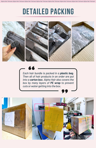 วิกผม613ตรงขอบตรงสไตล์บราซิลเลี่ยนวิกผมต่อร้อนสีบลอนด์เรียบ - Product Image 6