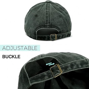 Custom Corporate Merchandise Distressed Cotton Cap Premium Casual Lifestyle Comfortable Baseball Hat Adjustable Promotional Hat - Product Image 4