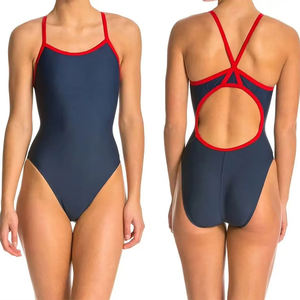 Traje de Baño de Una Pieza de Alta Calidad para Mujer, Transpirable, de Color Sólido, con un Estilo y Diseño Únicos - Product Image 4