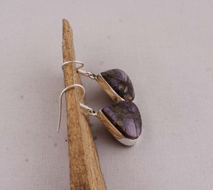 Wholesale Natural Jasper 925 <b>Sterling</b> <b>Silver</b> <b>Dangle</b> <b>Earrings</b> Earthy Pattern Gemstone Drop <b>Earrings</b> High Quality Jewelry - Product Image 5