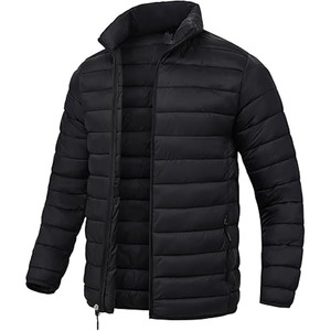 Meilleur prix pour les vestes matelassées pour hommes, nouveau style, qualité durable, étiquette personnalisée, toile, saison hivernale, fermeture éclair - Product Image 1