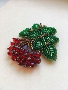 MD HANDICRAFTS Handmade Luxury Embroidery Beaded Brooch Pin Pearl Crystal Embellishments for Children's Women's Wedding - Product Image 3