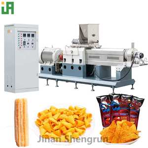 Machine à frites de pommes de terre entièrement automatique pour la production de snacks frits, ligne de production de snacks frits, extrudeuse de snacks frits, machines alimentaires - Product Image 2