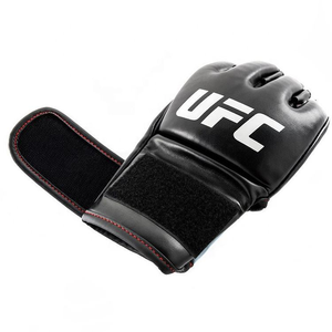 Guantes de MMA de Cuero PU Hechos a Medida, Guantes de Boxeo y Grappling UFC de Medio Dedo, Guantes de Lucha Profesionales con Cierre de Gancho y Bucle, Unisex, de Fábrica - Product Image 2