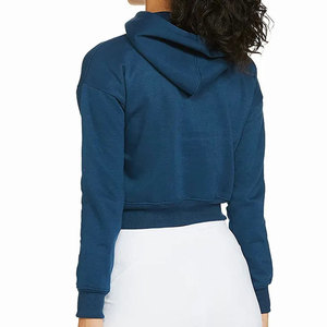 Sweat à capuche pour femme de qualité supérieure, tendance, nouveau style uni, tissu 100% coton, manches longues, couleur unie, sweat à capuche pour femme - Product Image 6