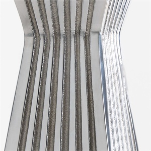 Linea Fluted Design Metal Table <b>Lamp</b> Premium Scandinavian Style Bedside Accent Lighting - Product Image 4