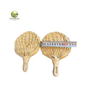 พัดไม้ไผ่เพ้นท์ลายทำมือ 100% ของตกแต่งบ้าน ของชำร่วยงานแต่งงาน - Product Image 2