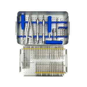 Surginexa High Quality Broken Screw Removal Instrument Set Manual Orthopedic Surgical <b>Kit</b> CE Certified <b>Model</b> SR-OP-0351 - Product Image 1