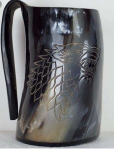 Indian Exporter Handmade Rustic Horn <b>Mug</b> for Beer Coffee Tea Natural Buffalo Horn Kitchen Accessories for Worldwide Supply - Product Image 2