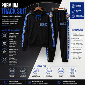 Survêtement en molleton d'hiver 100% coton pour femmes, broderie personnalisée Phi Beta Sigma |   Vêtements de sport brodés pour fraternités en gros - Product Image 5