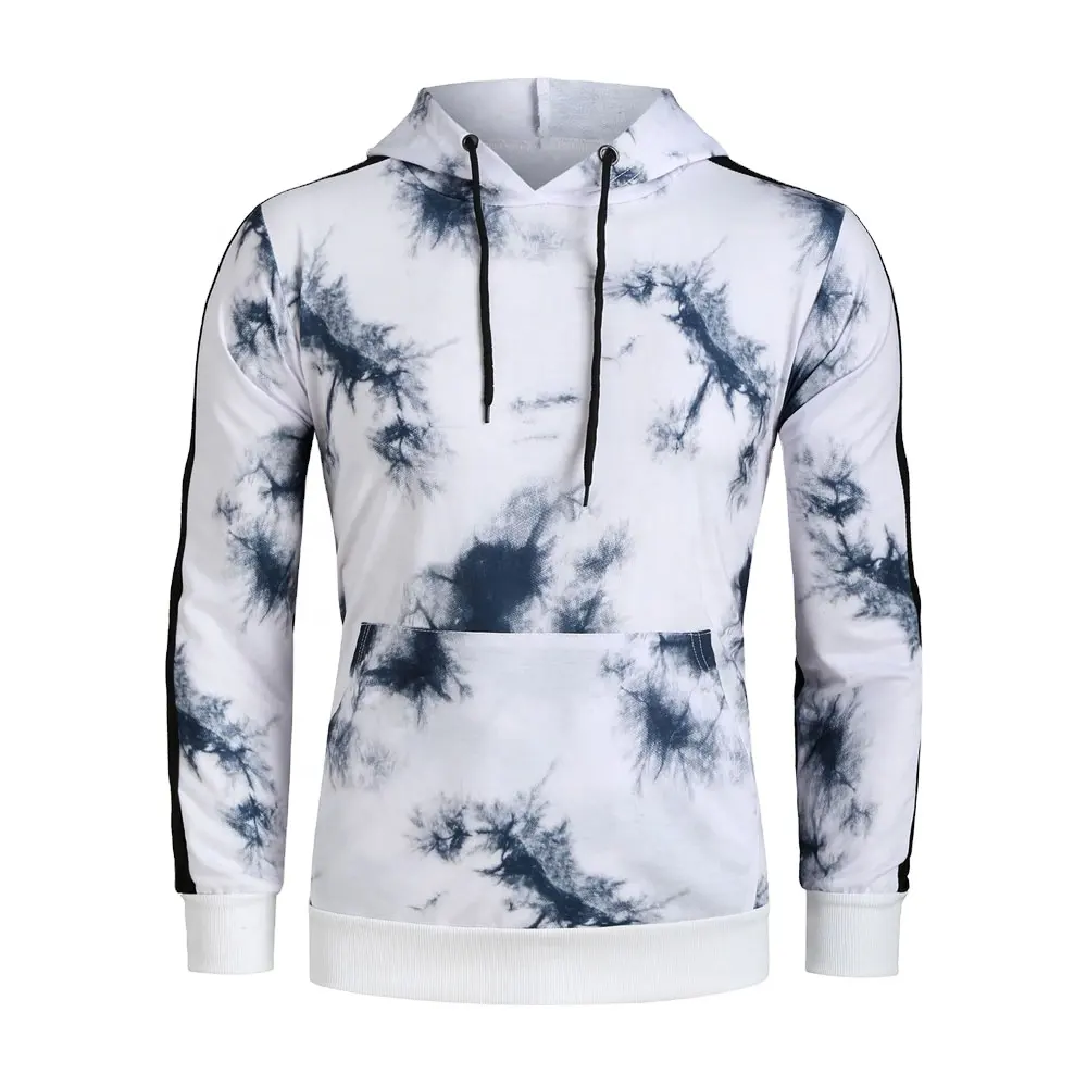 Wholesale Custom Logo Sublimation Printing Pullover Sweatshirts Mens Hoodies Plus Size Blank Gym Fleece Pullover Hoodies