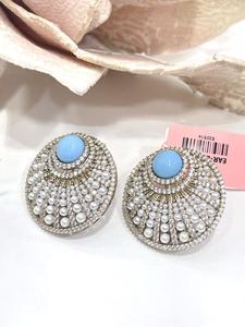 ต่างหูประดับเพชรซิร์คอนคุณภาพดีเยี่ยม สีเงินสดใส สำหรับผู้หญิงและเด็กผู้หญิง เหมาะสำหรับงานกลางคืนและงานปาร์ตี้ - Product Image 2