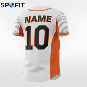 ชุดเสื้อเบสบอลสั่งทำยอดนิยม ขายดี ผลิตจากโพลีเอสเตอร์ 100% ระบายอากาศได้ดี แห้งเร็ว เหมาะสำหรับทีม คุณภาพสูง - Product Image 4