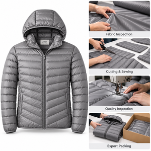 Chaqueta de Plumón Personalizada de Alta Calidad, Estilos Modernos, Talla Grande, Cálida y Cómoda para Invierno, Resistente al Viento y al Frío - Product Image 5