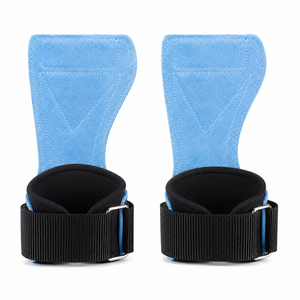 Strap Support Gym Palm Grip With OEM High Quality 2026 Adjustable Fabric Fingerless Palm Grips for Exercise with Black - Product Image 2