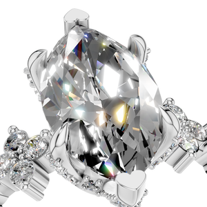 Wholesale S925 Sterling <b>Silver</b> Marquise Cut Moissanite Diamond Bridal Fine Jewelry Set Rhodium Plated Party Wedding <b>Rings</b> - Product Image 3