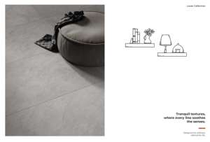 กระเบื้องพอร์ซเลนคลาสสิคพั้นช์ลัสเตอร์ ขนาด 600x1200 มม. สำหรับปูพื้นและผนัง โครงการตกแต่งภายในหรูหราและเชิงพาณิชย์ - Product Image 5