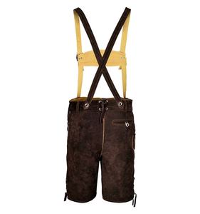 2024 personnalisé Trachten kurz leaderhose/Trachten bavarois pantalon personnalisé Lederhosen cuir véritable court Lederhose pour hommes - Product Image 2
