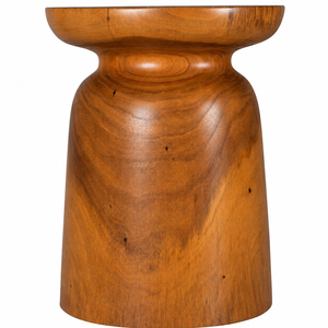 Pawn Accent <b>Side</b> <b>Table</b> Minimalist <b>Rustic</b> Solid Suar Wood High Quality Durable Honey Finish Living Room Furniture Home Decor - Product Image 3