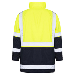 Customizable Winter Safety <b>Jacket</b> with High Visibility Breathable Reflective <b>Construction</b> and Personalized Logo for <b>Work</b> Gear - Product Image 2