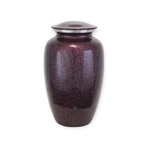 Urne funéraire élégante marron foncé à motif papillon avec finition brillante pour une commémoration paisible - Product Image 2