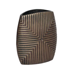 Vase à fleurs en métal industriel, style urbain, décoration d'intérieur, centre de table, durable, élégant, moderne, accent décoratif, cadeau - Product Image 1