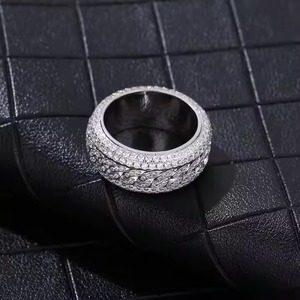 India Supplier Luxury Moissanite Diamond <b>Ring</b> for Women Fine Jewelry <b>Wedding</b> and Anniversary Gift Available at Factory Price - Product Image 5