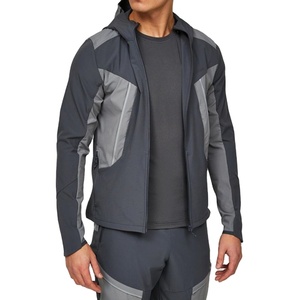 Nouvelle veste streetwear personnalisée réfléchissante à capuche, coupe ample, respirante, coupe-vent, en tissu tissé épais pour homme, hiver 2026 - Product Image 1