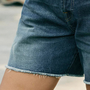 Shorts en jean d'inspiration vintage, style rétro, confort moderne, tenue décontractée pour les acheteurs en gros, prix d'usine abordable avec logo 2026 - Product Image 5