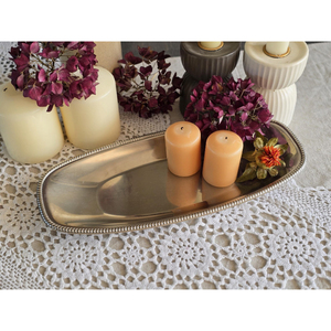 Top Quality Stainless Steel Serving Tray Oval Platter Heavy Duty Metal Serving Tray <b>Large</b> Mirror Polish Sizzler <b>Plate</b> & Tray - Product Image 5