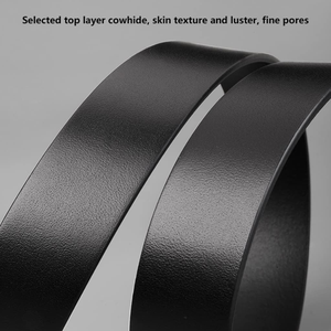 Wholesale Fashion Men's Genuine Leather Belt <b>Adjustable</b> Alloy Buckle Casual Belt Manufactured in Bangladesh - Product Image 5