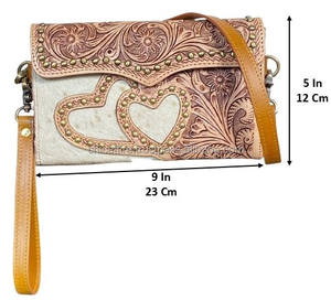 Nouveau Sac à Main Mini de Créateur 2026, Sac à Bandoulière en Cuir de Vachette Gravé à la Main pour Femme avec Portefeuille Intégré - Product Image 2