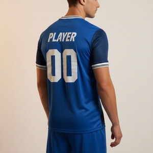 Maillot de football personnalisé par sublimation pour les équipes de club Fabricant d'uniformes de football professionnels Tissu 100% polyester - Product Image 2