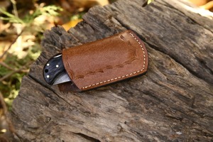 Cuchillo plegable con patrón de Damasco, hoja de acero inoxidable, mango de aluminio, cuchillo de bolsillo táctico para exteriores, camping, caza, herramienta EDC para bricolaje - Product Image 5