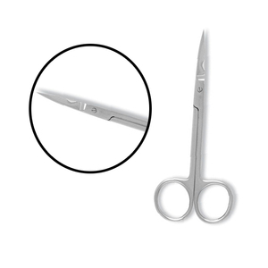 Ciseaux à cuticules et à ongles en acier inoxydable à lame courbée avec une pointe de coupe tranchante pour éliminer les peaux mortes - Product Image 5
