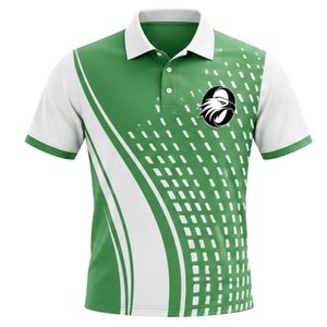 Conjunto de Cricket Sublimado Verde y Blanco para Hombre, Jersey y Pantalones Cortos de Manga Corta, Uniforme de Equipo de Alto Rendimiento, Ropa para Partidos al Aire Libre - Product Image 3