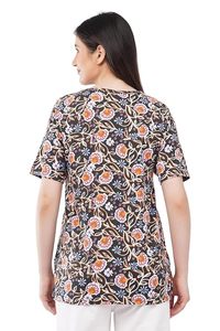 Camiseta para lactancia y embarazo para mujer |   Ropa de Lactancia de Algodón Suave Estampada para Amamantar |   Camiseta cómoda de maternidad para el día a día - Product Image 3