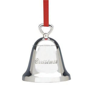 Tendencia gran campana de latón macizo árbol pino colgante adornos navideños excelente estilo Año Nuevo venta decorativa hogar a granel - Product Image 6