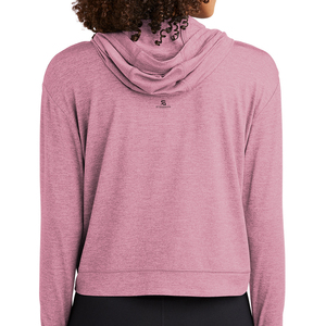 Sweat-shirt à capuche oversize pour femme, manches tombantes, en coton, avec doublure, poche avant, col à capuche, décontracté pour l'hiver - Product Image 5