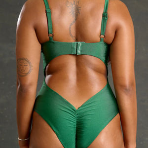 Combinaison de danse élastique et respirante pour femme, coupe ajustée, tenue de performance, service OEM personnalisé - Product Image 5