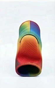 Genouillère de soutien souple en néoprène arc-en-ciel, épaisseur réglable, unisexe, respirante, avec fermeture auto-agrippante pour l'entraînement, ajustement confortable - Product Image 6